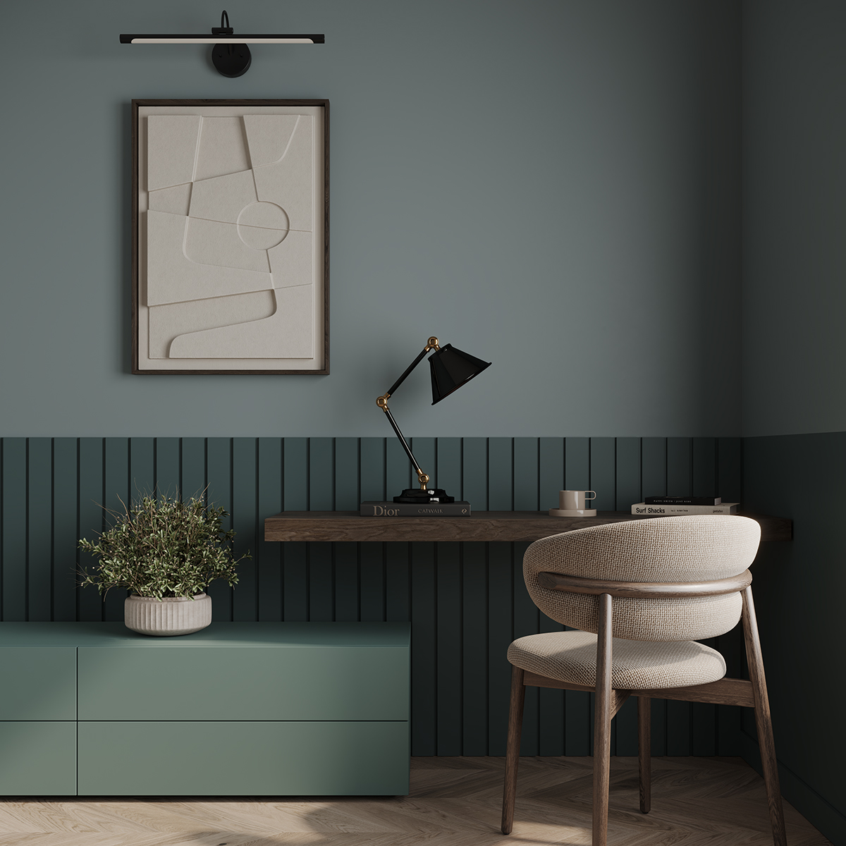 Стеновая панель Ultrawood UW 05 i под покраску (грунт) 2000х240х18 мм